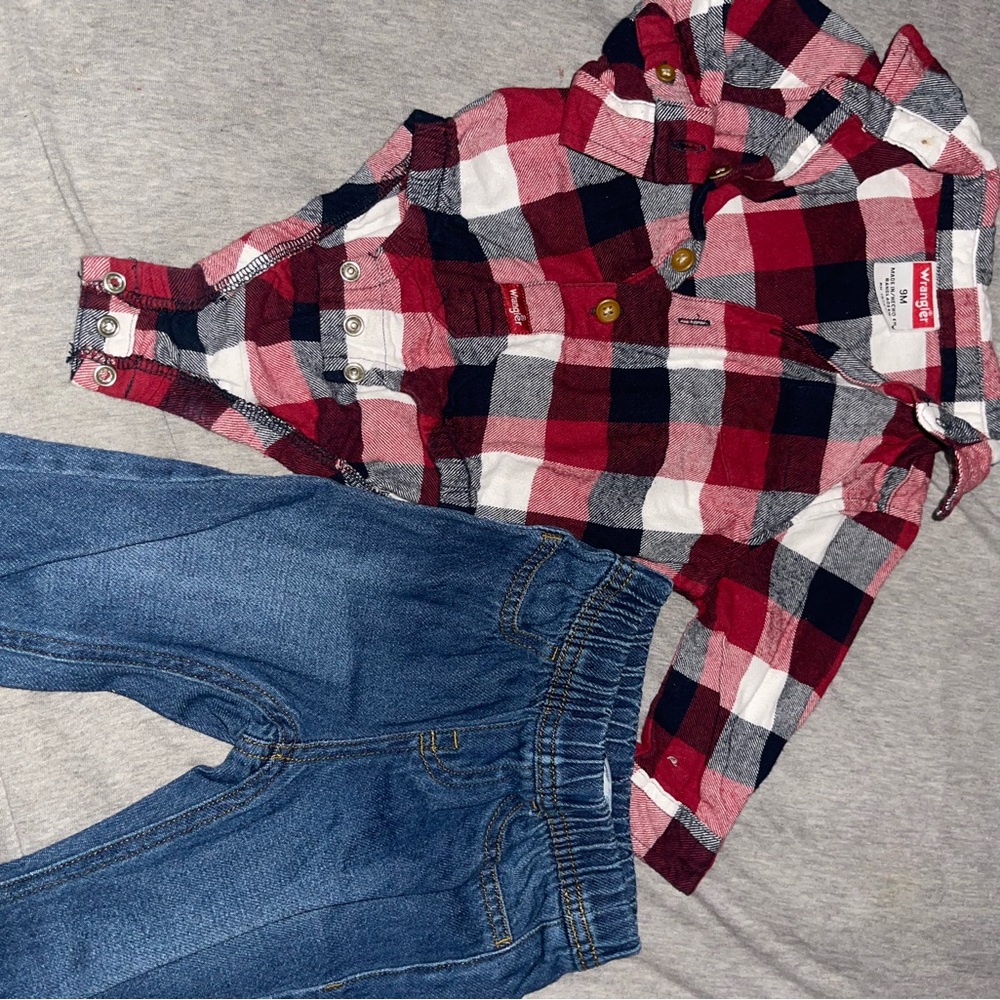 Nine month boy wrangler outfit